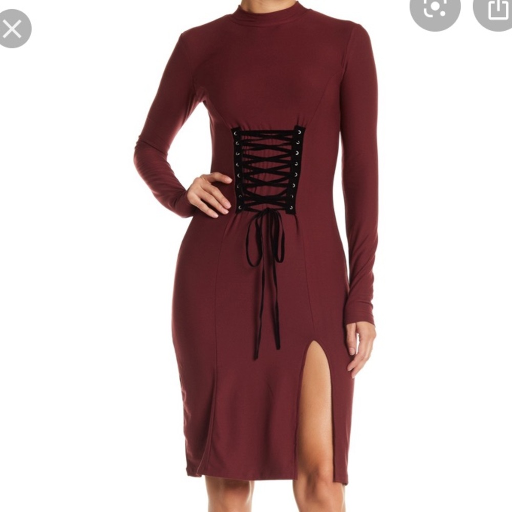 PLANET GOLD Super Soft Corset Dress - Picture 3 of 15